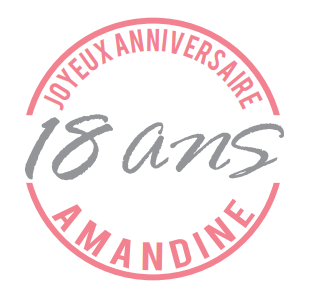 dessin et design pour flot cocarde d'anniversaire ou cérémonie