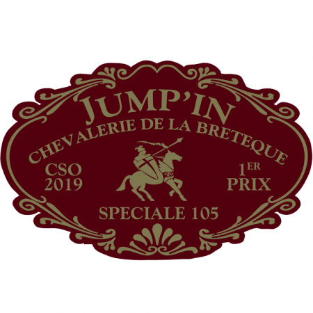 plaque imitation traditionnelle concours elevage chevaux bestiaux foire agricole