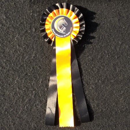 flot cocarde rosace concours double corolle deux corolles equitation
