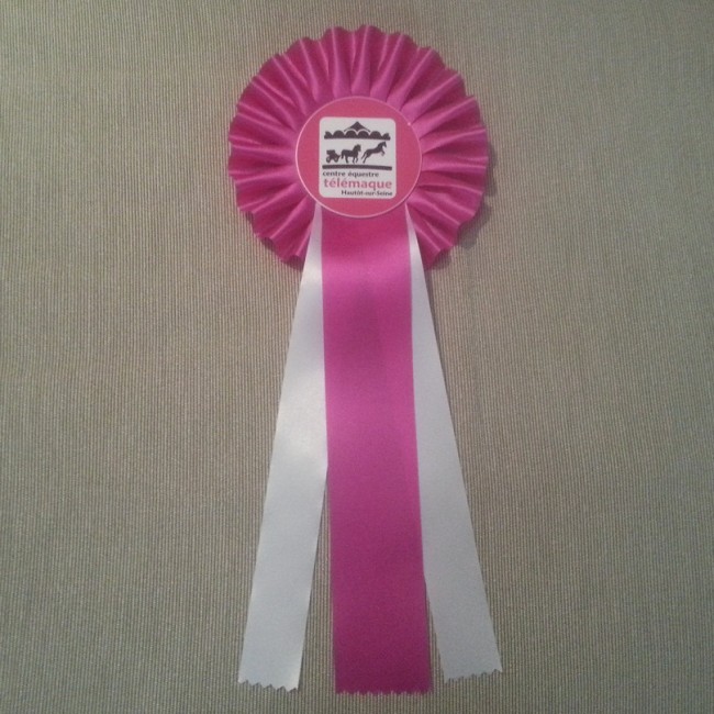 Flot Cocarde Tissu Pour Tournoi équitation, Le Touquet, Hippisme