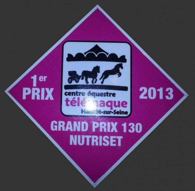 Plaque Commémorative Hippique, Prix Gillette, Concours Hippique D'Annecy, 1976, France