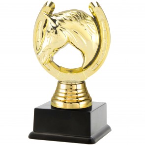 Trophees fer a cheval avec tete coupe equitation recompense equestre