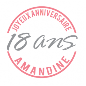 dessin et design pour flot cocarde d'anniversaire ou cérémonie