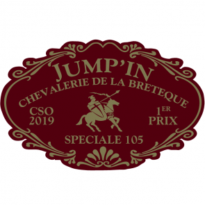 plaque imitation traditionnelle concours elevage chevaux bestiaux foire agricole