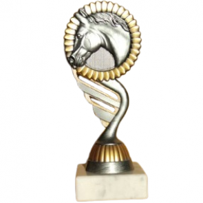 trophee resine abs equitation poney chevaux cheval