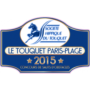 Plaque personnalisee sur mesures concours equestre