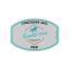 plaque metal aluminium ovale tronque concours equitation poney cheval