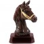 Trophee recompense buste cheval chevaux poney poneys recompense